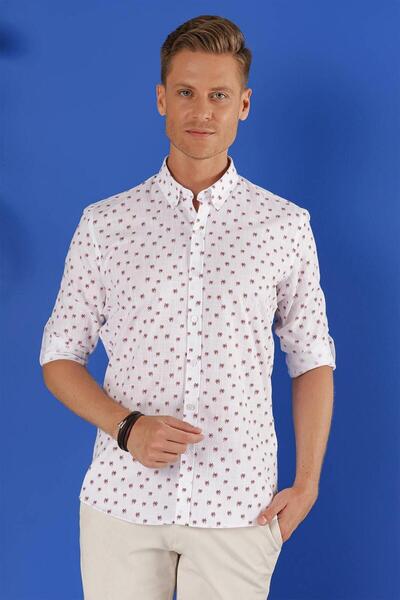 Efor GK 656 Beyaz Klasik Gömlek