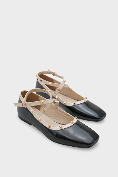 Capone Outfitters Ashley Trock Women's Ballerinas with Ankle Strap