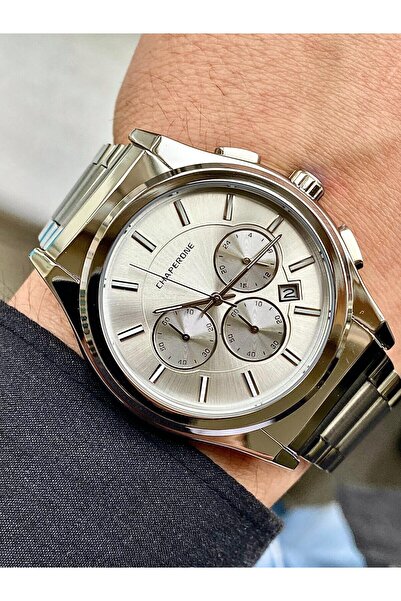 Chaperone Ch184M Men's Wristwatch with Steel Strap