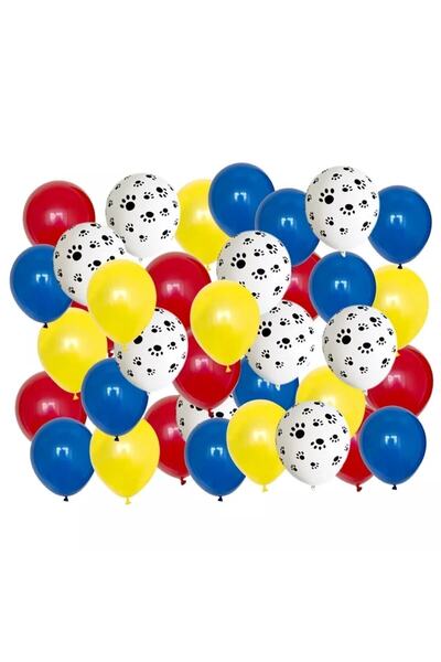 parti pera Pati Izi Baskılı Balon Zinciri Seti