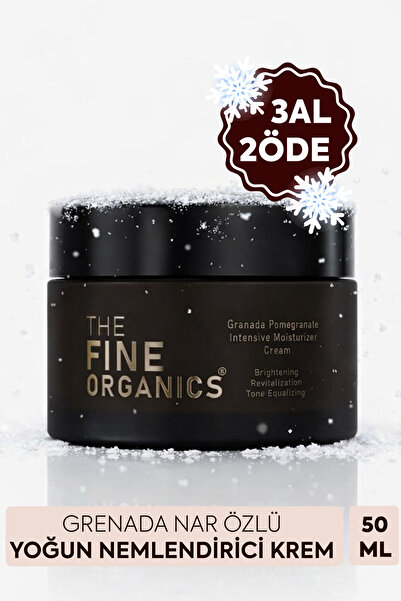 THE FINE ORGANICS Yoğun Nemlendirici Su Bazlı Yüz Kremi 48 Saat Etkili, Aydın...