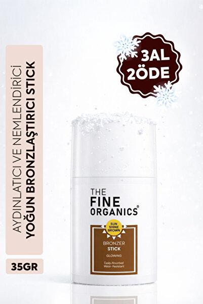 THE FINE ORGANICS Aydınlatıcı ve Nemlendirici Yoğun Bronzlaştırıcı Stick, 35GR