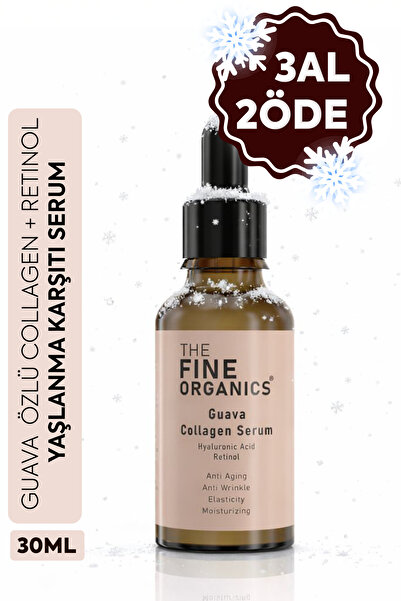 THE FINE ORGANICS Guava Özlü Collagen + Retinol Yaşlanma Karşıtı Serum 30ml