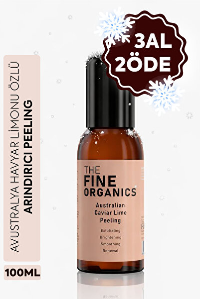 THE FINE ORGANICS Avustralya Havyar Limonu Özlü, Ölü Derilerden Arındırıcı Yü...