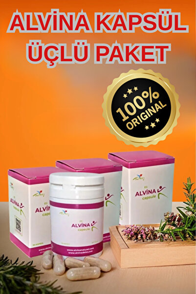 E&G ALVİNA DETOX Alvina Kapsül Üçlü Paket 90 kapsül