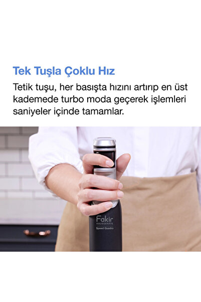 Fakir Speed Quadro Blender Seti Gümüş
