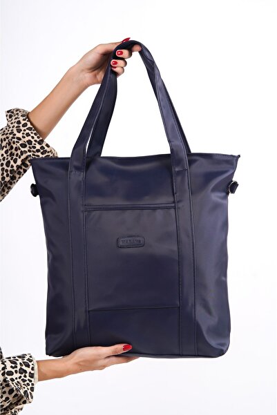 Solo Bag ΓΥΝΑΙΚΕΙΑ ΣΚΟΥΡΟ ΜΠΛΕ ΣΑΤΕΝ ΚΑΘΗΜΕΡΙΝΗ ΑΘΛΗΤΙΚΗ ΤΣΑΝΤΑ ΣΟΥΠΑΡΙΟΥ ΜΕΓ...