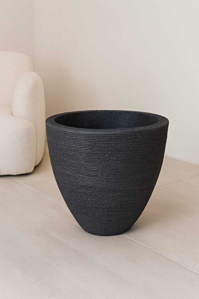 MAKİ DEKOR DEKORATİF MODERN DESENLİ KOMPOZİT SİLİNDİR YATAY DESENLİ AĞAÇ SAKS...