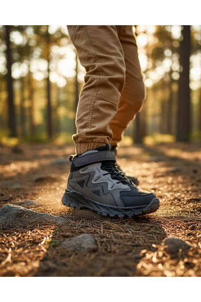 foopi أحذية تريكفو للرجال ذات الفيلكرو المطاطي للأطفال مقاس 31-35