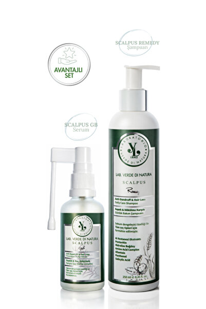 Lab Verde di Natura Kepek Ve Saç Dökülme Karşıtı Sebum Dengeleyici Onarıcı Şa...