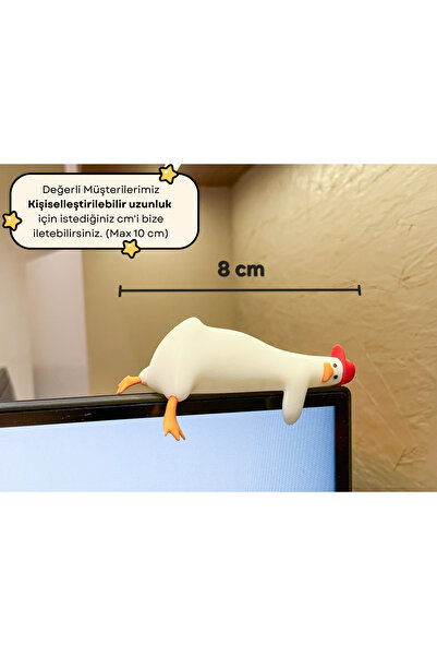 Atsutech Yorgun Ördek - Dekoratif Masa Üstü Figür - Ev ve Ofis Aksesuarı- Mon...