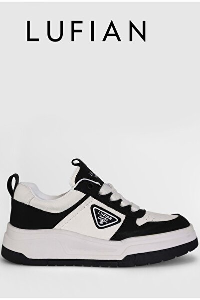 Lufian 122230018 Jennıfer Sneaker Unisex Deri Spor Ayakkabı SİYAH