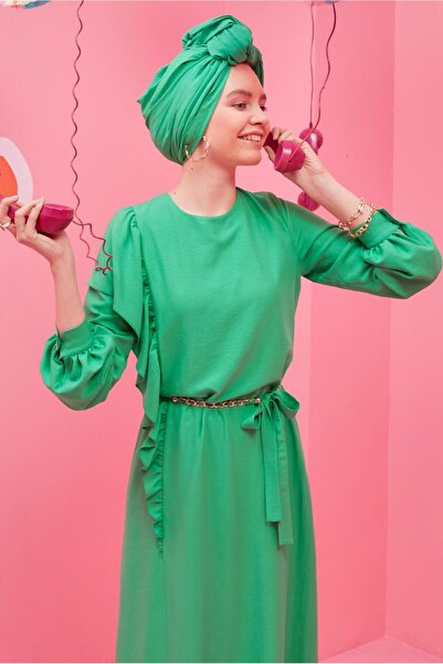 Alvina ПОДРОБНО ОПИСАНА СУКНЯ З МЕТАЛЕВИМ ПАСОМ 42619