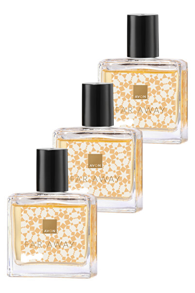 AVON Far Away Kadın Parfüm Edp 30 Ml. Üçlü Set
