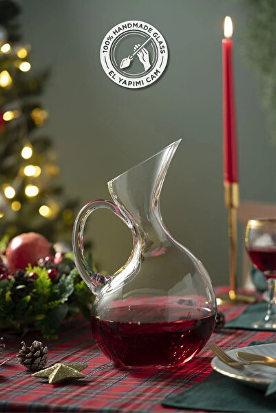 Glamis Selen Concept Dik Ördek Model El Yapımı Cam Sürahi