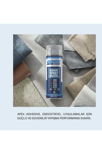 Apex Sünger Yapıştırıcı Sprey - Deri Yapıştırıcı Sprey - Akustik Sünger Yapış...