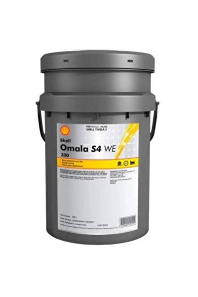 SHELL Omala S4 We 320 - 20 Litre (2022 ÜRETİM TARİHLİDİR) Şanzıman Yağı