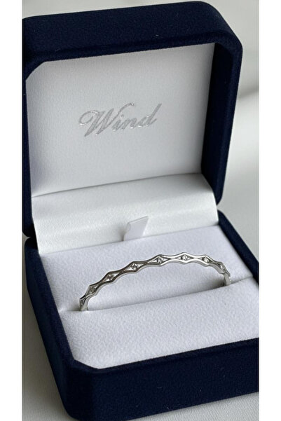 Wind Silver Tasarım Unisex Bileklik 925 Ayar