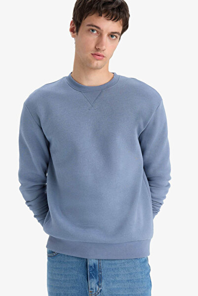 DeFacto Graues Herren-Sweatshirt T3777AZ/GR171
