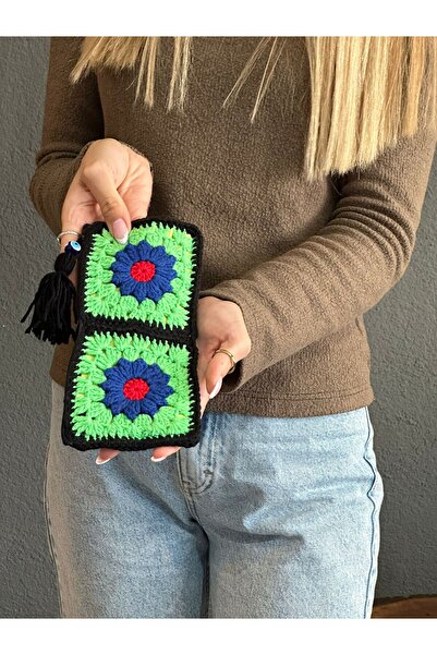 Gönülden Tasarım 20X10 см ручної роботи рельєфний квітковий гаманець, чохол д...