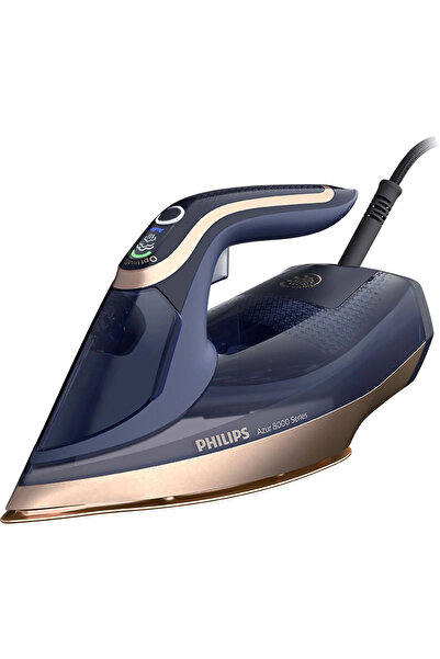 Philips 8000 Serisi Azur Buharlı Ütü, 3000W, 260 g Turbo Şok Buhar, Sıfır Yan...
