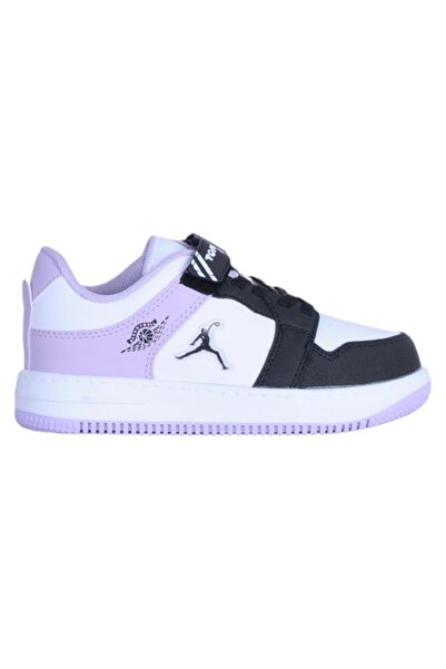 moda ayakkabım Tommix 508 Black-Lilac Girls' Leather Sports Shoes