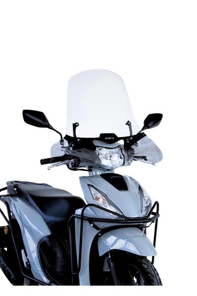 ABV Honda Dio El Korumalı Şeffaf Tur Camı 59x72.5 Cm (21-26) Bağlantı Ekipmanı