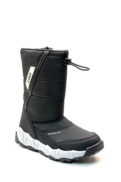 Cool Molina Orthopedic Water Repellent Unisex Παιδικές Μαύρες Μπότες Χιονιού