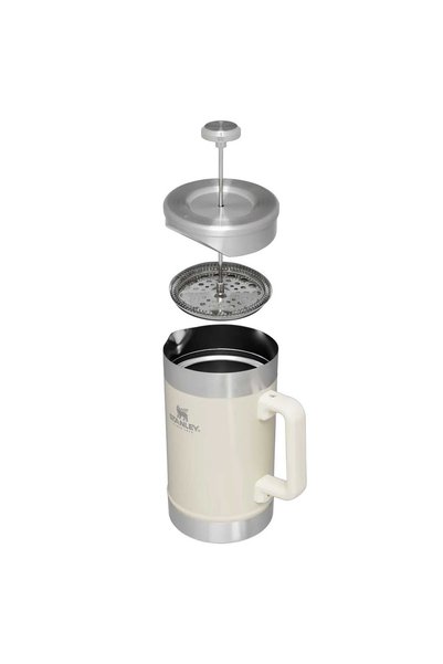 Stanley Classic Stay Hot French Press Termos | 1.4L Krem