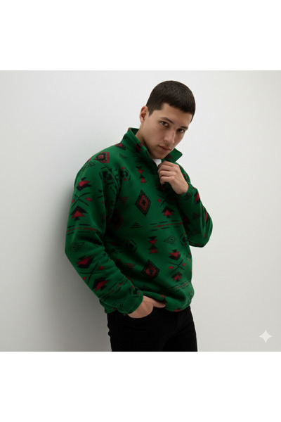 Vellure Erkek Polar yeşil – Regular Fit – Rahat & Sıcak MNT-BLUWAVE