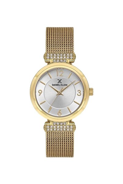 Daniel Klein DK.1.13966-3 Taşlı Tasarım Hasır Kordon Metal Kasa 3 ATM Suya Da...