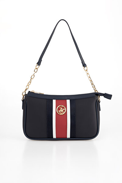 Beverly Hills Polo Club حقيبة كتف نسائية باللون الأزرق الداكن 05BHPC8000