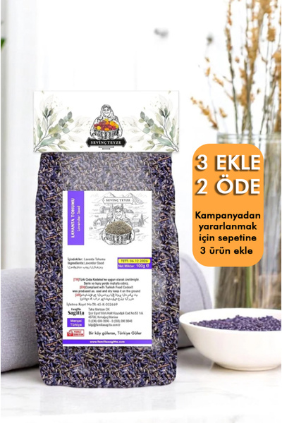 Organik Teyze Sevinç Teyze Lavanta, Lavandula angustifolia, Lavender 100g