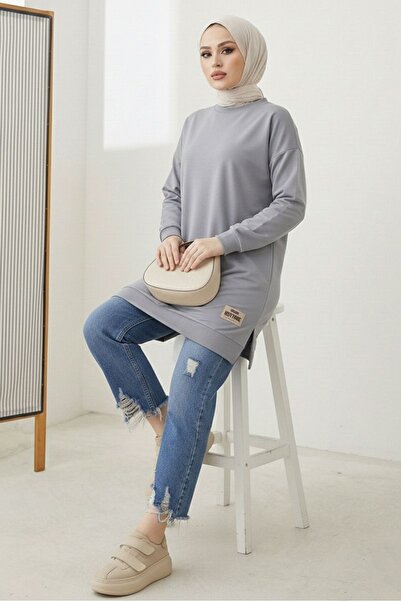 Bestenur Coat of Arms Slit Detail Tunic 1665 - Gray