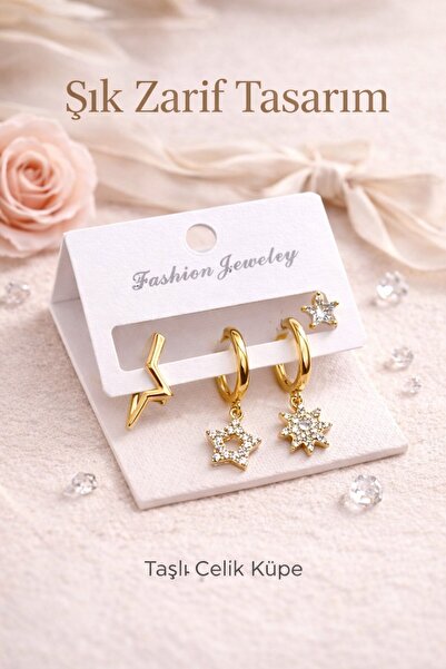 Jack Ferrero أقراط فواتير حصرية من الفولاذ مع ضمان عدم تغير اللون