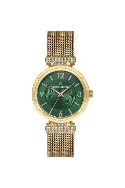 Daniel Klein DK.1.13966-4 Taşlı Tasarım Hasır Kordon Metal Kasa 3 ATM Suya Da...