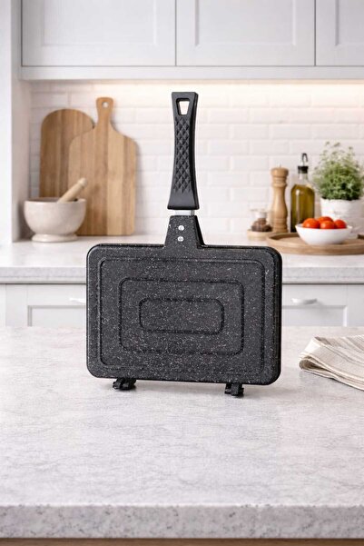 Inner and Outer Granite Casting Cooker Top Hand Toaster