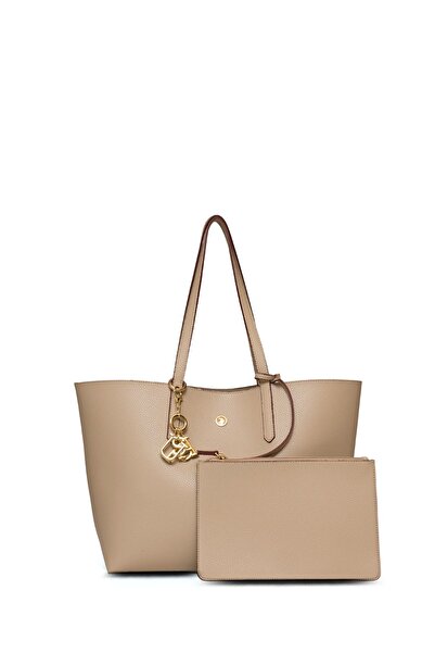 U.S. Polo Assn. حقيبة كتف نسائية بيج Us25197