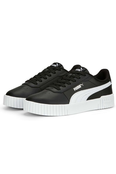 Puma 385849-10 Carina 2.0 Sneaker Unisex Spor Ayakkabı SİYAH-BEYAZ