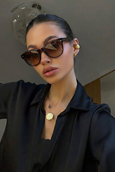 Eyesofia Mimosa Unisex Brown Sunglasses