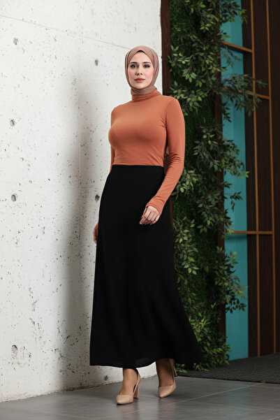 aymiramoda Kadın Parmak Detaylı Boğazlı Body