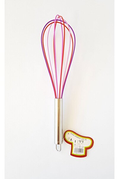 BAYSA مضرب سيليكون بمقبض ستانلس ستيل مقاس 29 سم