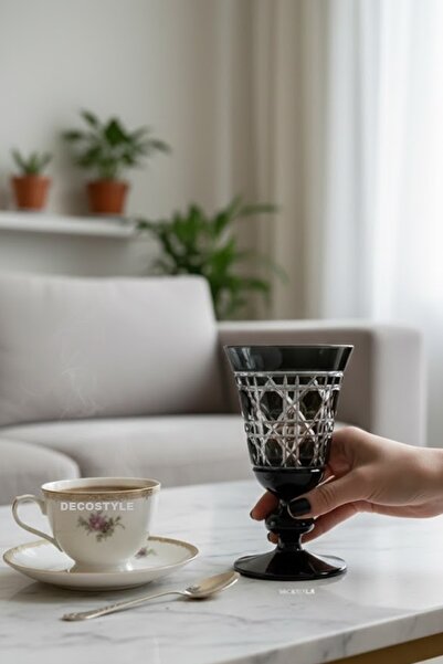 DECOSTYLE زجاج جلوريا مقطوع يدويًا 200 مل