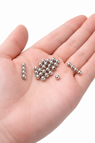 Flower 250 Adet - 4 Mm Metal Boncuk Metal Top, Kolye Ara Boncuk, Halhal Boncu...