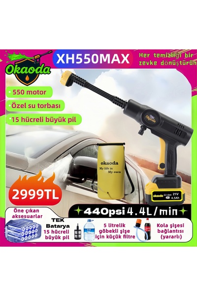 okaoda Su torbası oto Araba yüksek basınç makinesi Tarım alanı ilaçlama Çiçek...