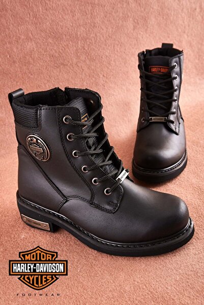 Harley Davidson Jim Men's Black Leather Boots