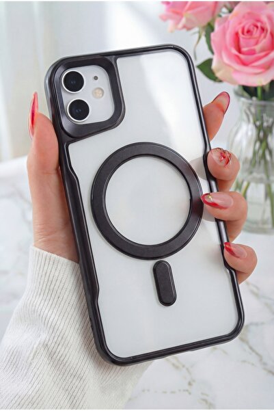 Fibaks iPhone 11 Kılıf Prizma Kamera Çıkıntılı Magsafe Şarj Destekli Mat Renk...