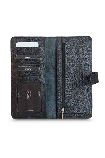 GUARD Leather Phone Wallet with Black Card and Money Slots