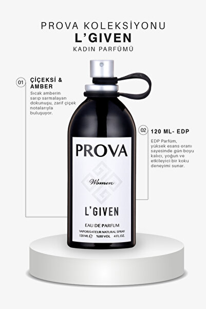 prova L' Given Edp Amber Çiçeksi Kadın Parfüm 120 ml