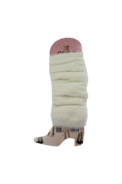 KARDEŞLER ÇORAP Women's Winter Knee Pads Bearded Leggings Socks